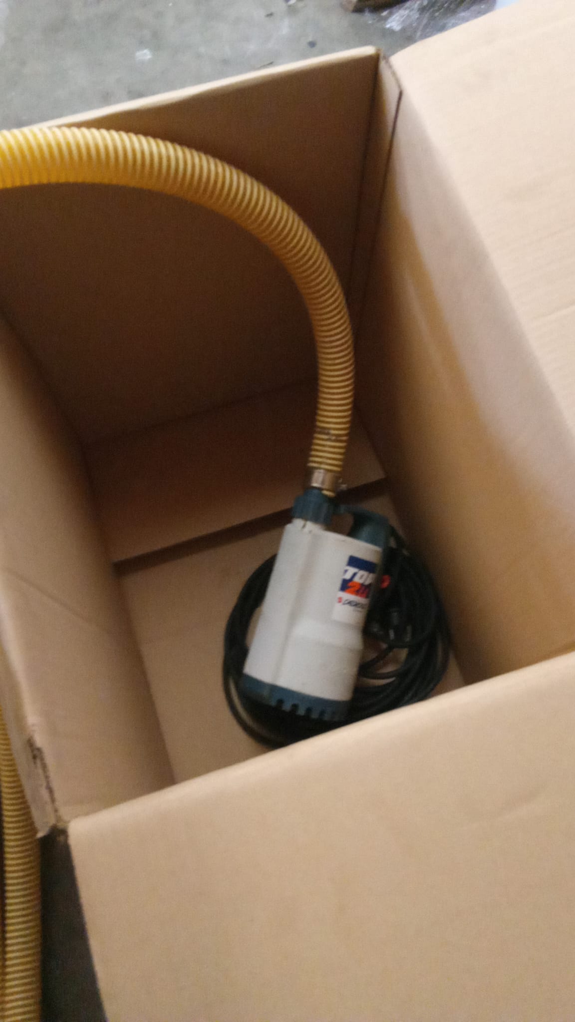 Bomba para achicar agua